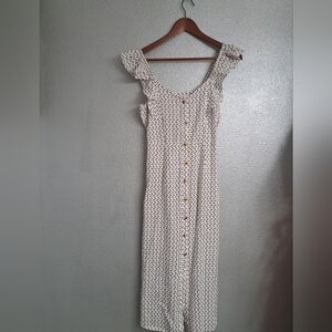 Billabong X Sincerely Jules Love Tipper Sleeveless Midi Dress   Size SP